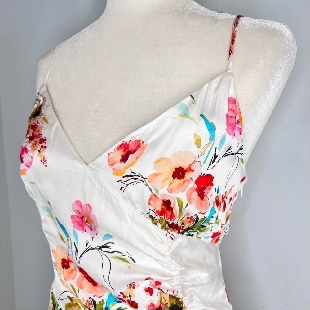 Majorelle Revolve Valentine Midi Watercolor Floral Dress M - Picture 5 of 6